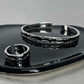 Dark Bracelet Ring Set