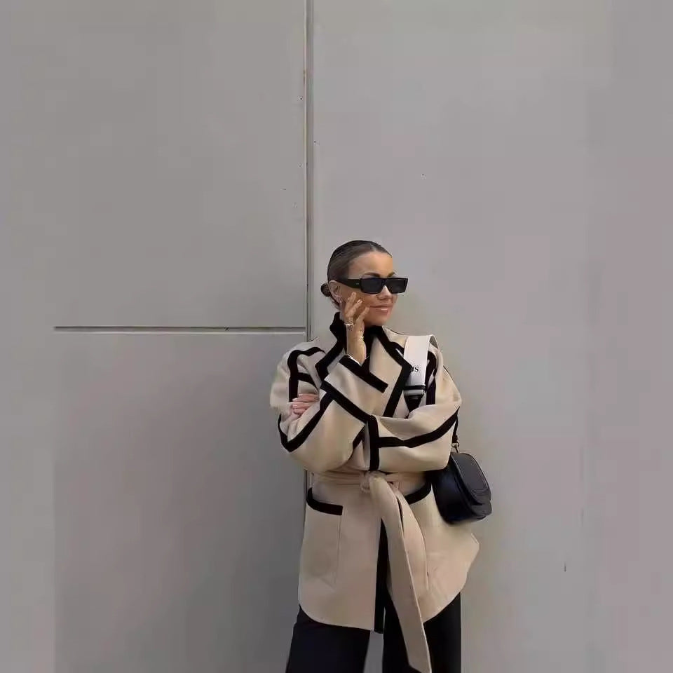 Casual Double-sided Wool Coat