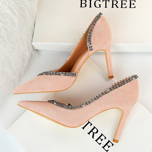 Classy Suede High Heels