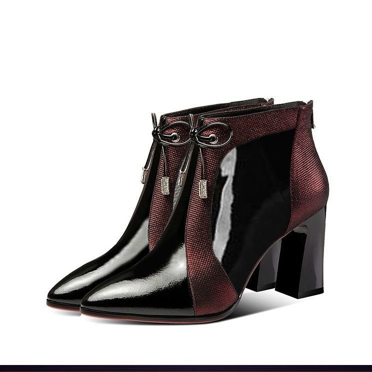 Women's Zippered Boots