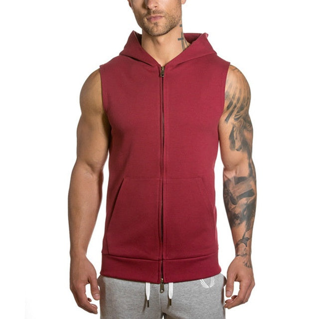 Men's Sleeveless Hoodies