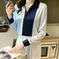 Women's Color Block Blouse