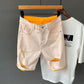 Denim Frayed Shorts