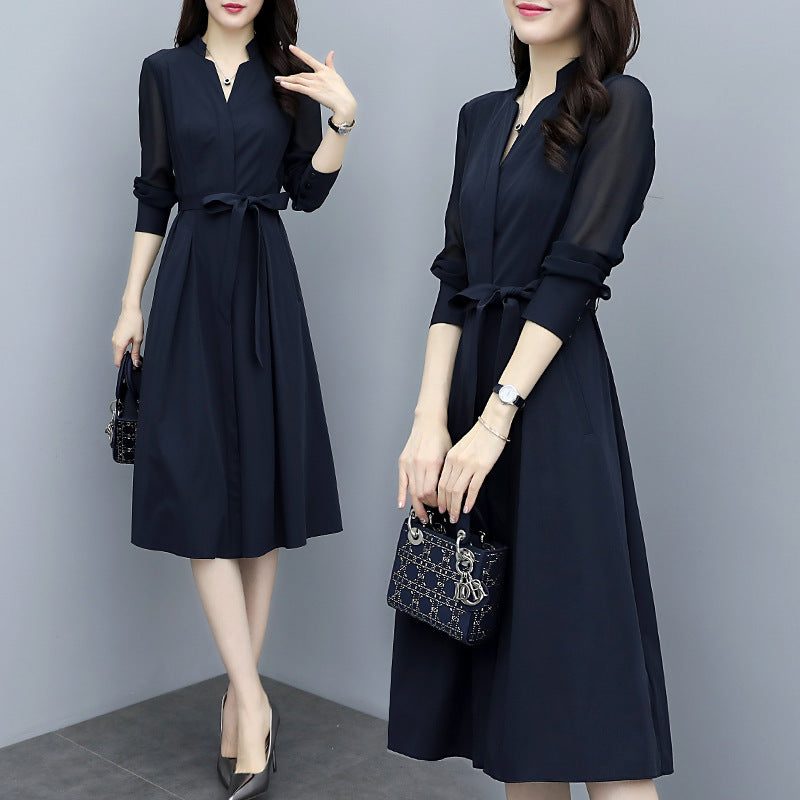 Classic V-Neck Dress