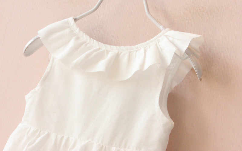Girls bow-back dress