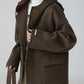 women's Hooded Wool Coat