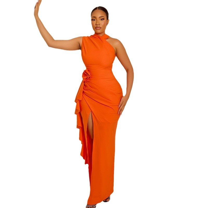 Women's Fitted Split Dress