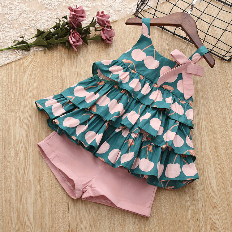 Baby Girl 2 Pcs Shorts Set
