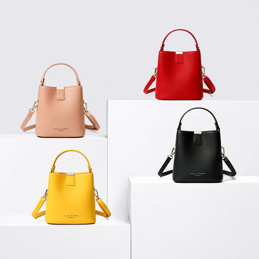 Trendy Messenger Bucket Bag