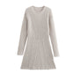 Women's Ribbed Sweater Dress