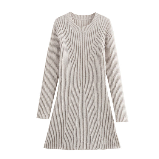 Women's Ribbed Sweater Dress
