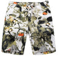 Linen Printed Summer Shorts