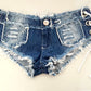 Women's denim shorts
