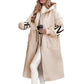 Hooded Drawstring Coat