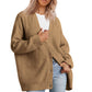 V-neck Flattering Knit Cardigan For Women