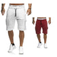 Men's Pleated Drawstrings Shorts