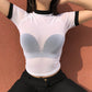 Women's Mesh Transparent T-Shirt