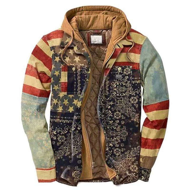 Men's Hooded Jacket Shirt