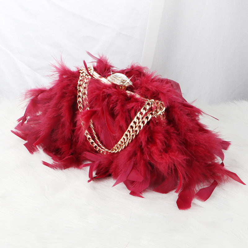 Rhinestone-encrusted Dinner Purse