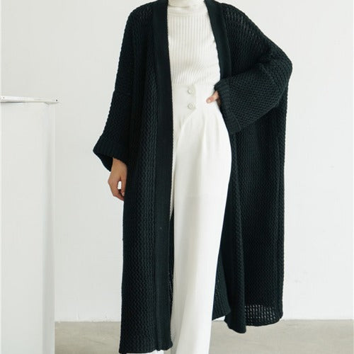Loose Long Knitted Cardigan For Women