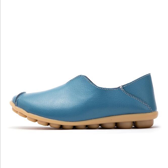 Ladies Genuine Leather Flats