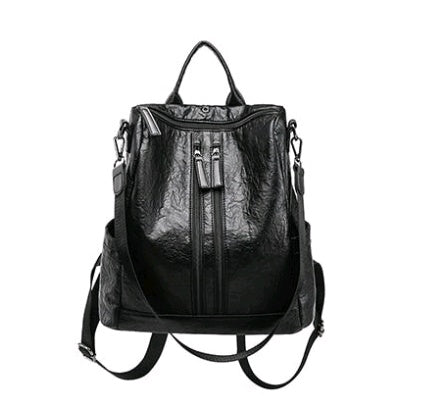 Leather Travel Backpack