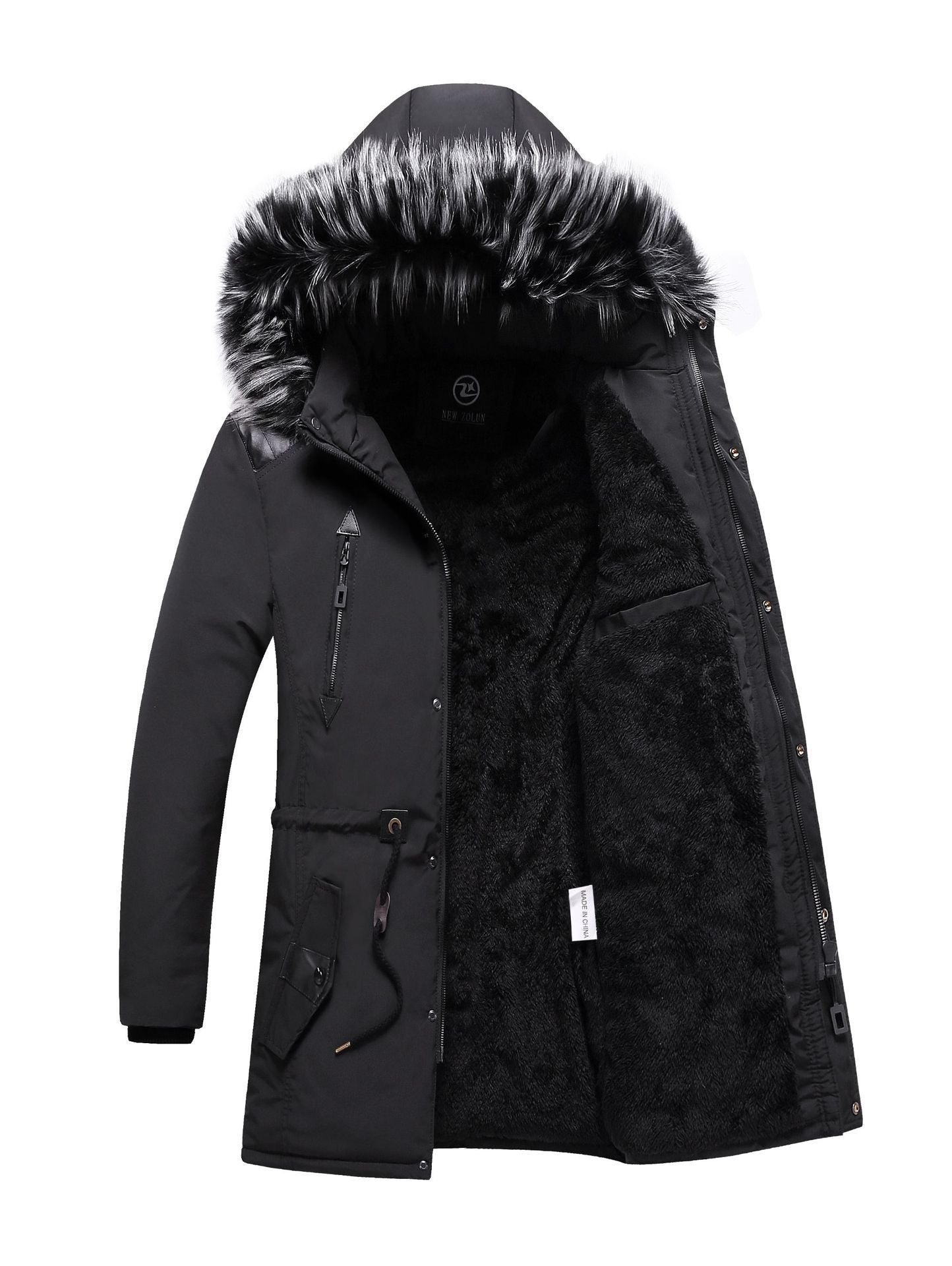 Men's Hooded Parka Coat