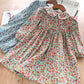 Girls Cotton Floral Dress
