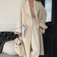 Trendy Double-faced Wool Overcoat