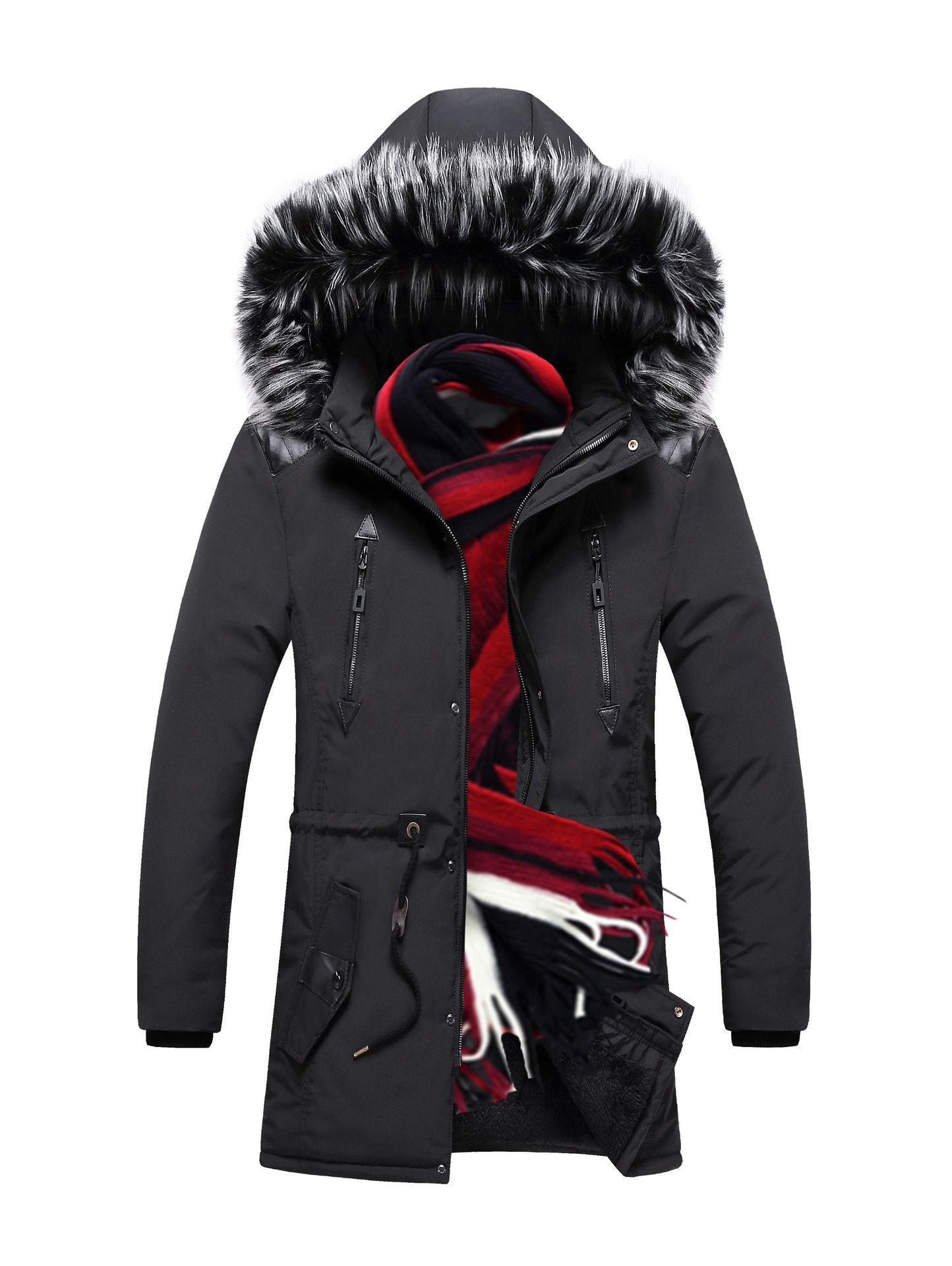Men's Hooded Parka Coat