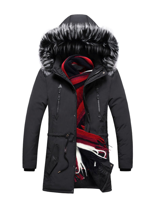 Men's Hooded Parka Coat