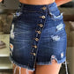 Hip-hugging Denim Skirt