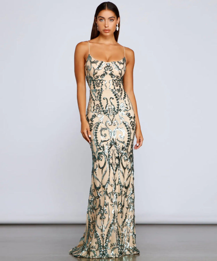 Evening Sequin Dress