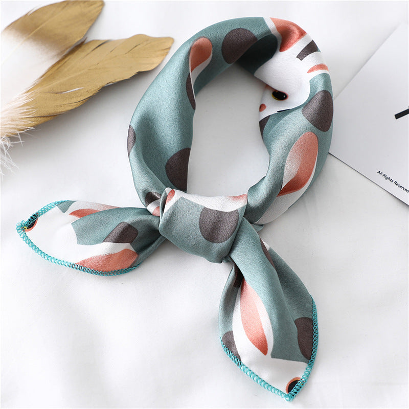 Professional Silk Hair Scarf