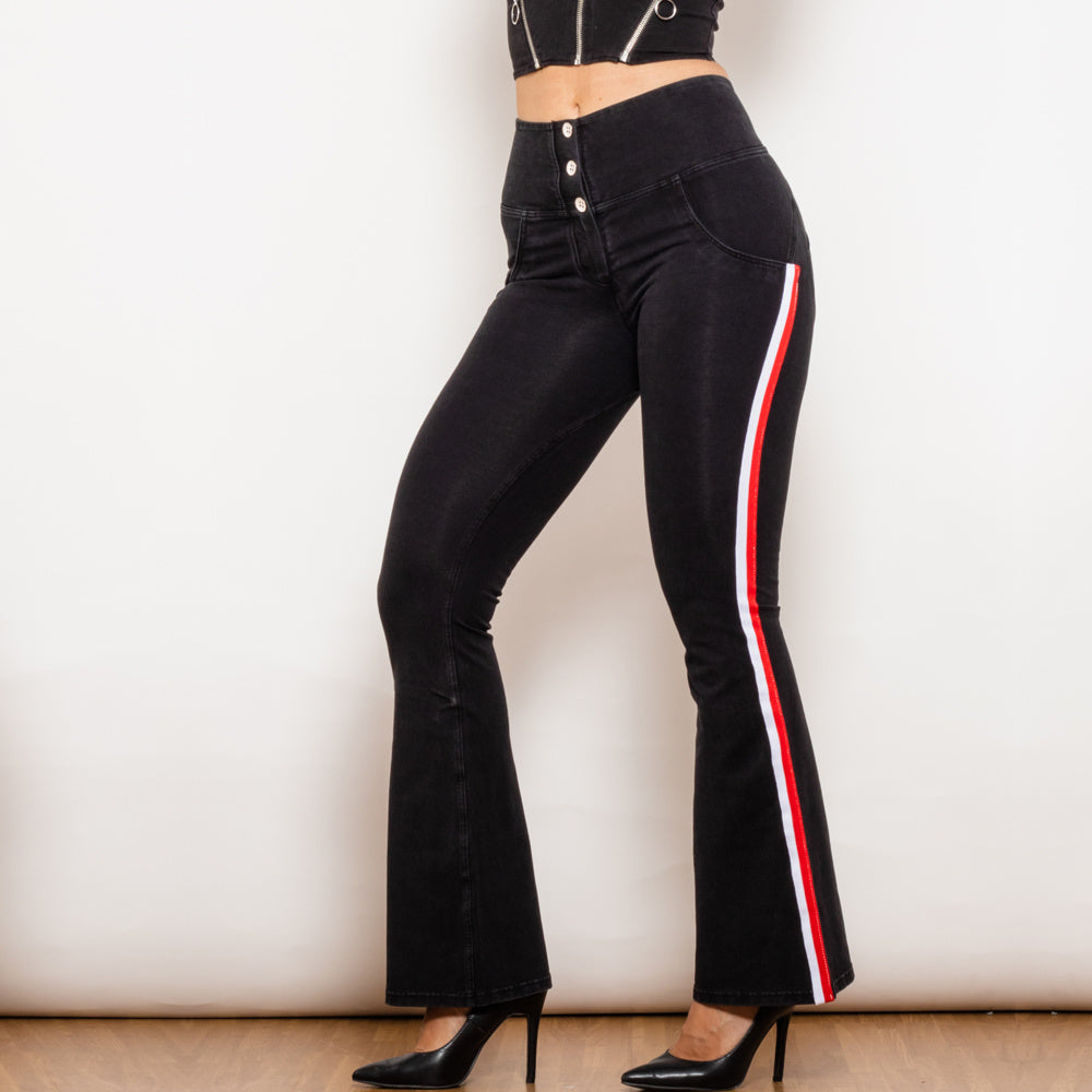 Shascullfites Melody Flared Butt Lifting Jeggings