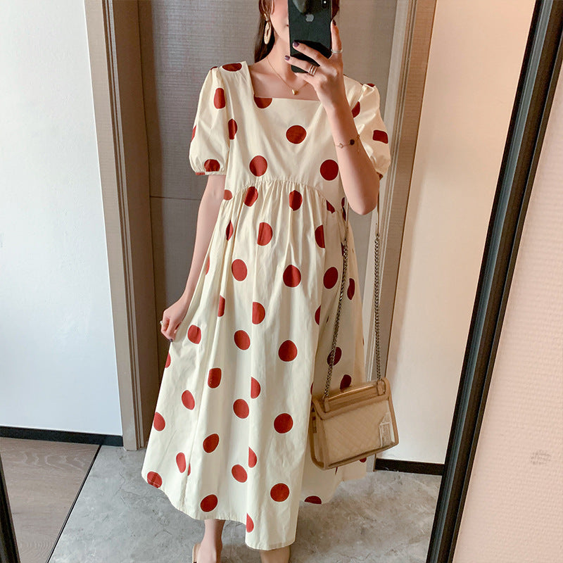 Cotton Polka Dot Dress