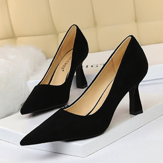Classic Suede Pumps