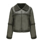 Women's Suede Fleece Jacket