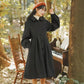 Women's French Retro Woolen Skirt Coat