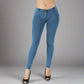 Mid-Waist Stretch Pants