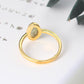 Natural African Labradorite Ring