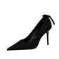 Ladies Stiletto Gold Shoes