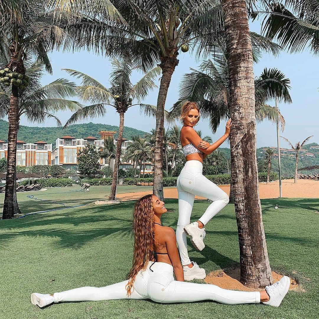 White Faux Leather Pants