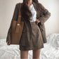 Ladies One-Shoulder Bucket Bag