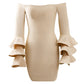 Butterfly Sleeve Bandage Dress