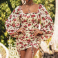 Off The Shoulder Printed Dress