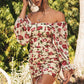Off The Shoulder Printed Dress