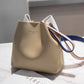 Wide Strap Bucket Bag