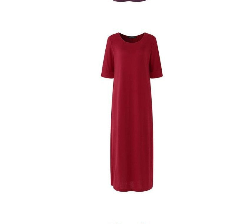 Oblique Shoulders Multipurpose Dress