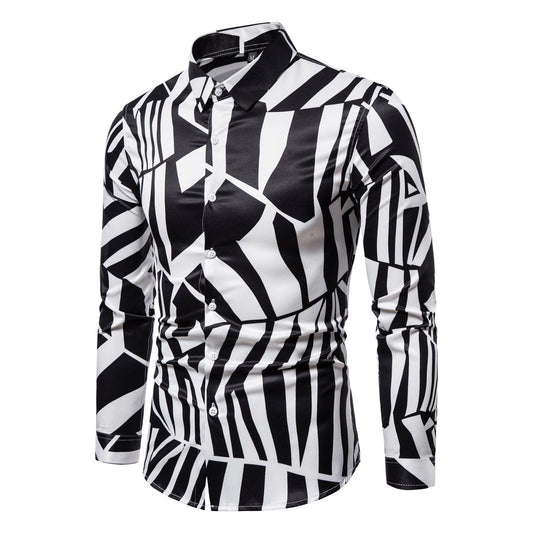 Men's Long-Sleeved High Fashion Shirts